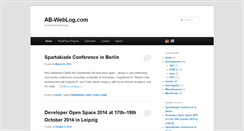 Desktop Screenshot of ab-weblog.com